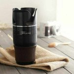 Porte Gobelet Voiture, Support de Téléphone Portable 2 en 1 Rotatif à 360 ° Tasse de Boisson