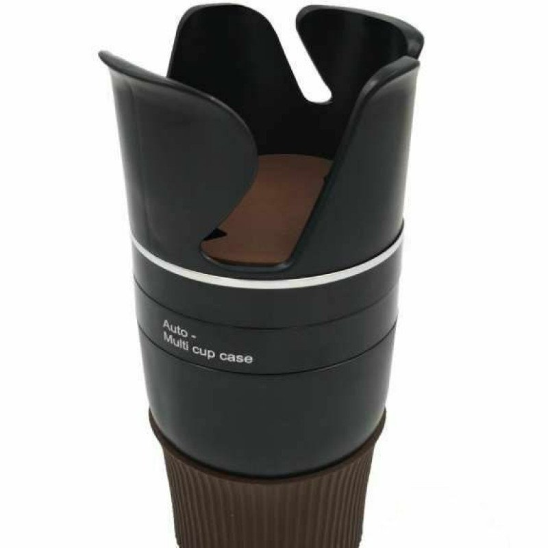 Porte Gobelet Voiture, Support de Téléphone Portable 2 en 1 Rotatif à 360 ° Tasse de Boisson
