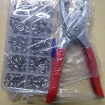 Kit d'outils de fixation à pression Des Boutons De Vêtements Pack De 200Pcs
